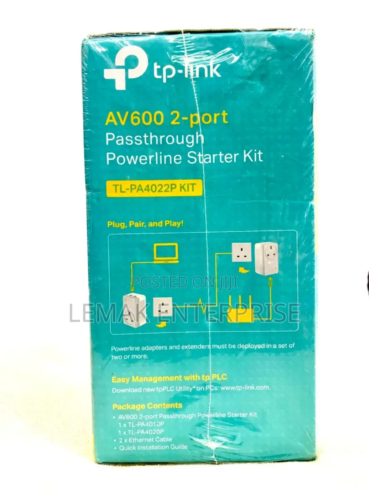 Tp Link Av600 2 Port Repeater and Powerline Starter Kit