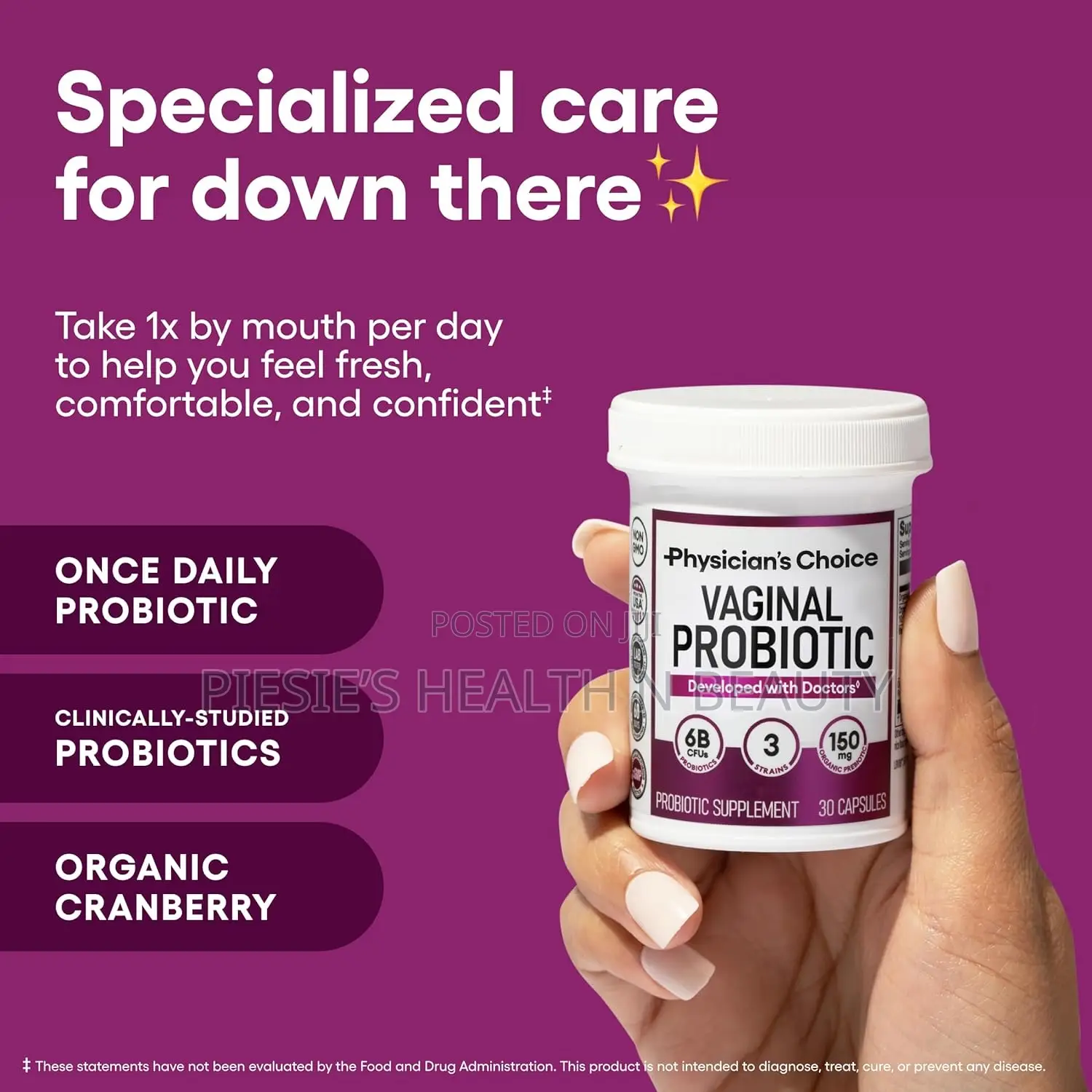 Physician's Choice Vaginal Probiotics - Odor Control 30 Capsules