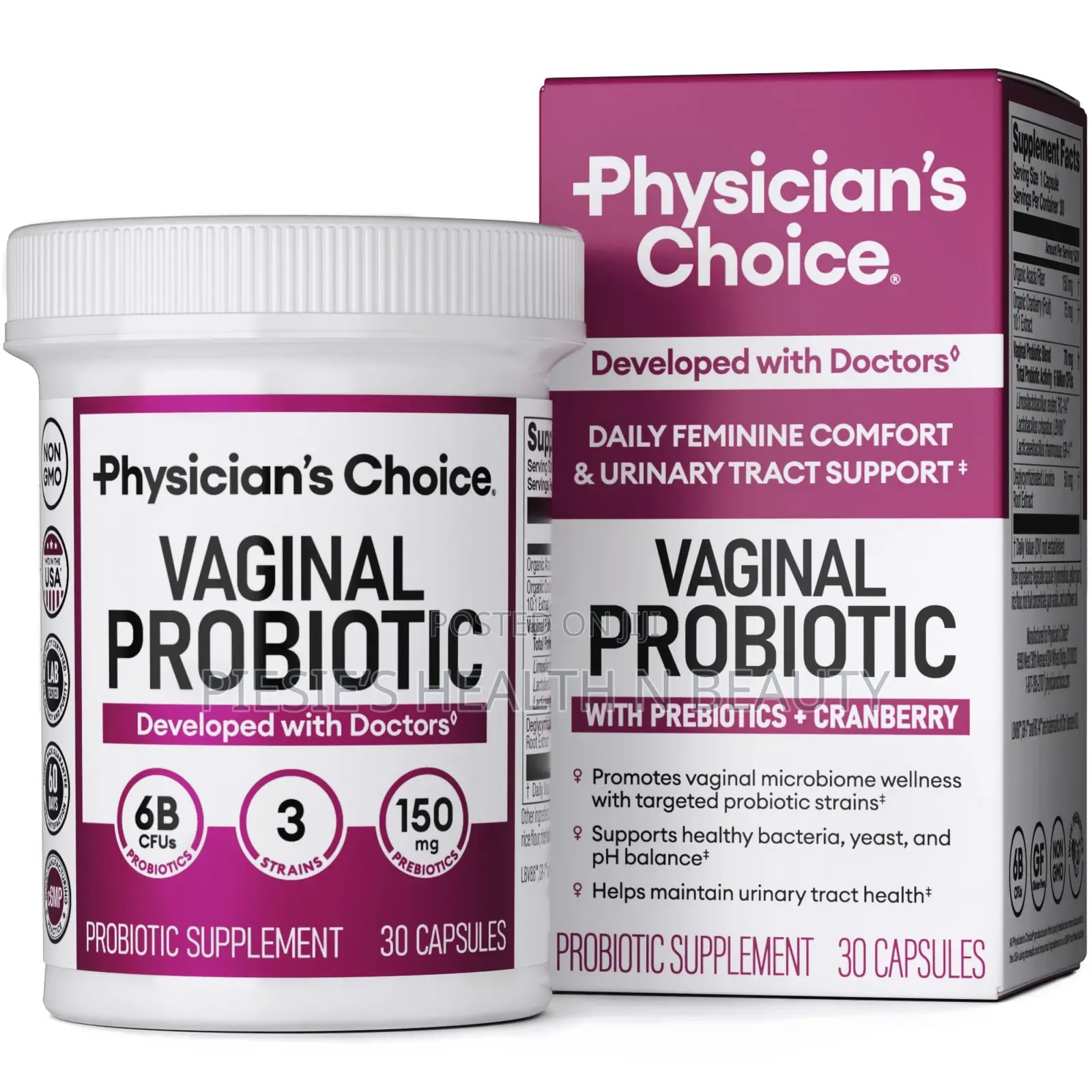 Physician's Choice Vaginal Probiotics - Odor Control 30 Capsules