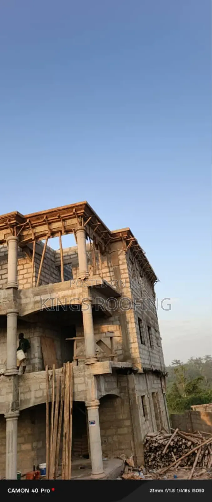Hero Roofing Sheet, Concrete Parapet Design