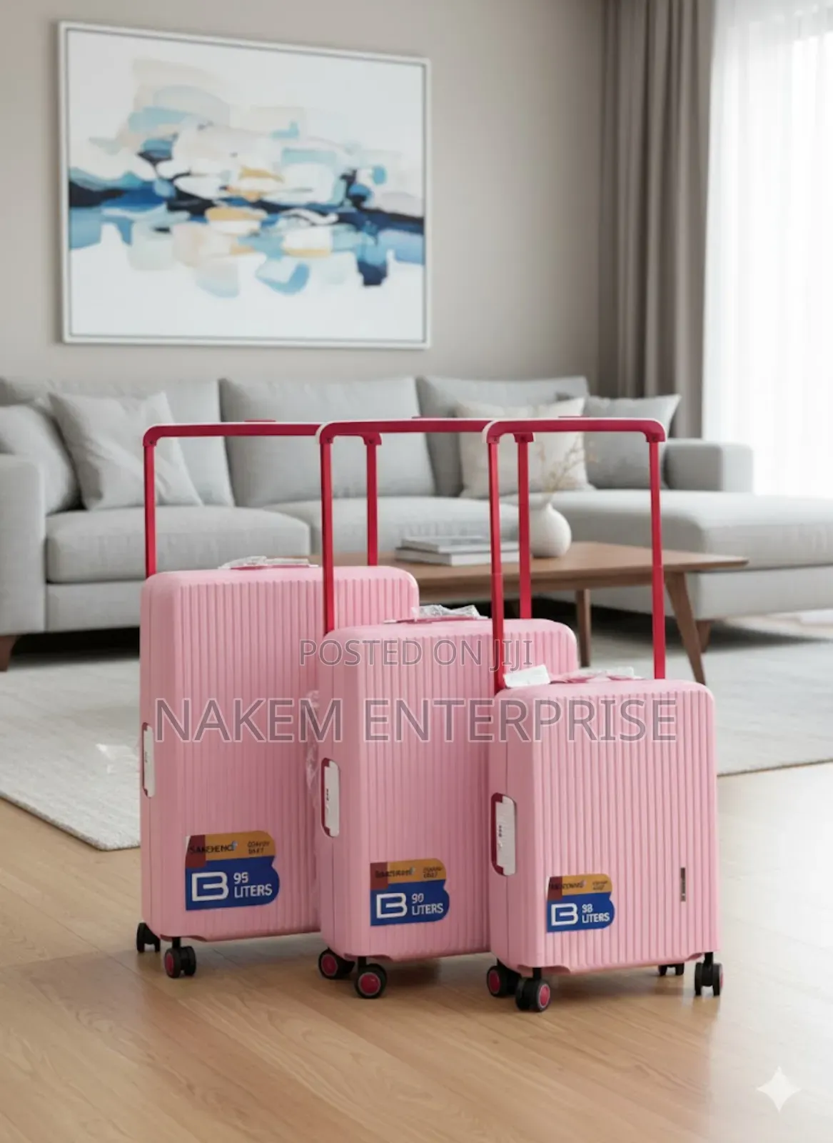 Luxurious 3in1 Zipless Trolling Luggage at Nakem Enterprise