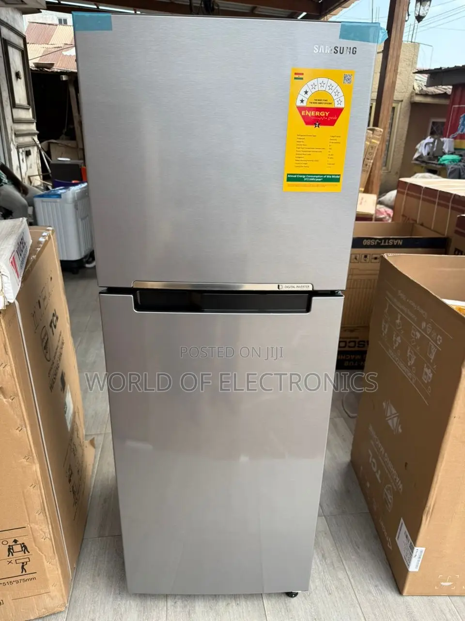 Durable Duracool Samsung Double Door 234l Top Freezer Fridge Digital