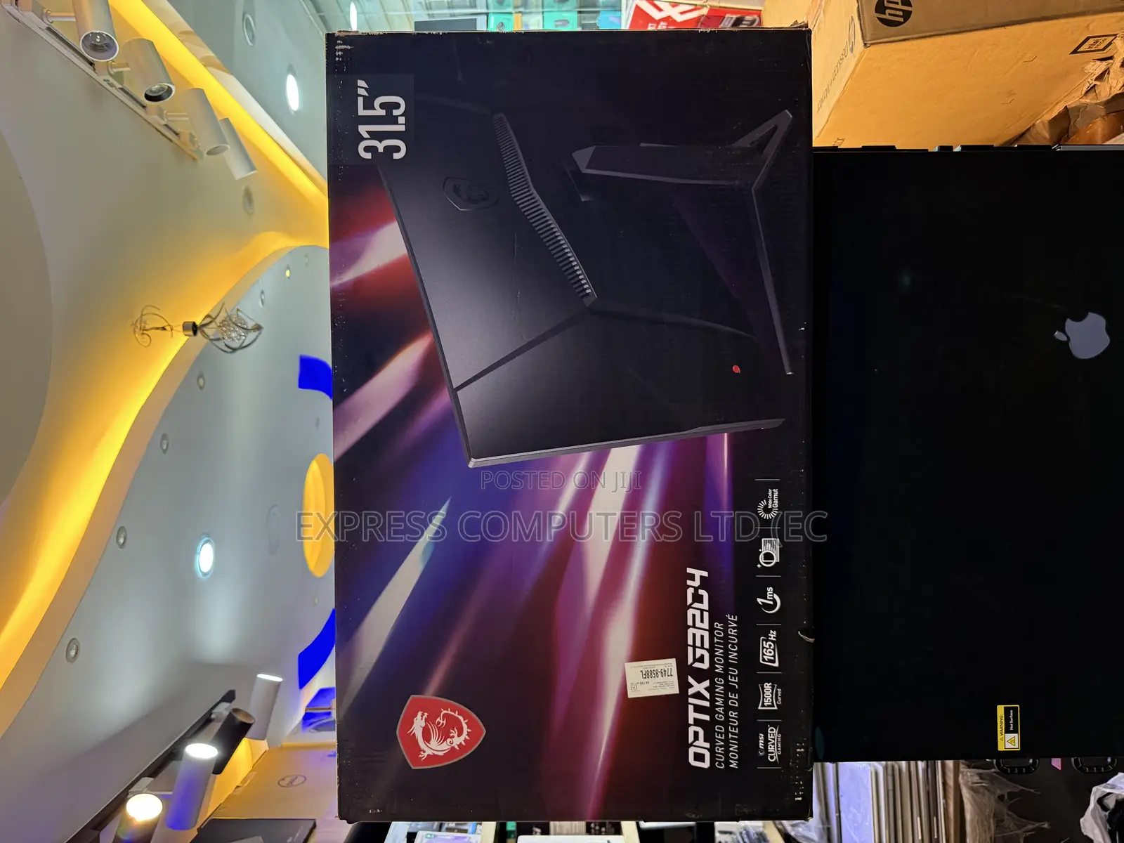 Msi 32 Inches Curved Edgeless Gaming Monitor 165hz Brand New