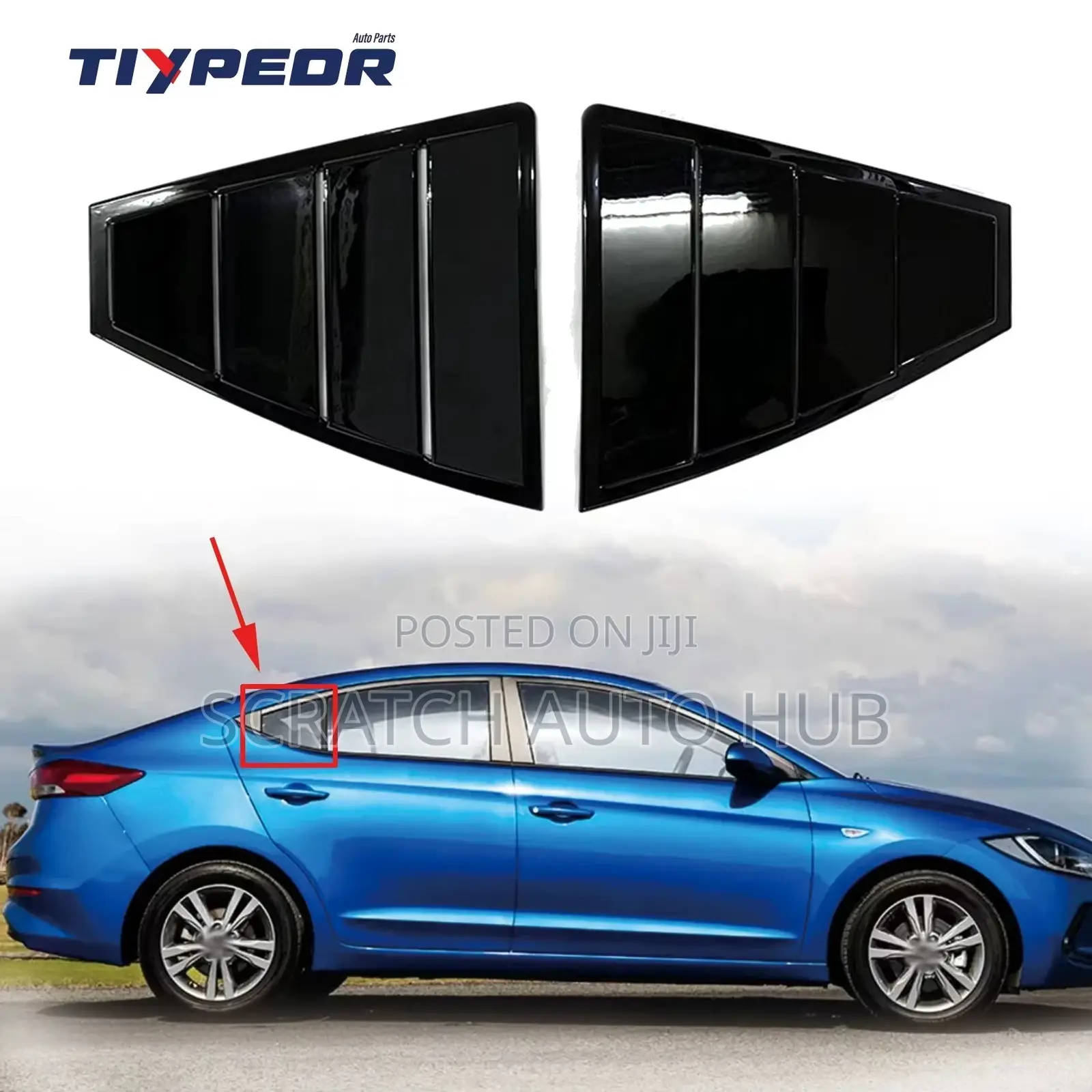 Elantra 2017 Vent Glass Protector