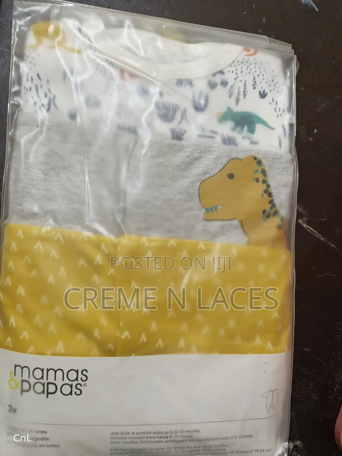 3 Pieces Sleep Suit Mamas Papas 9-12mths