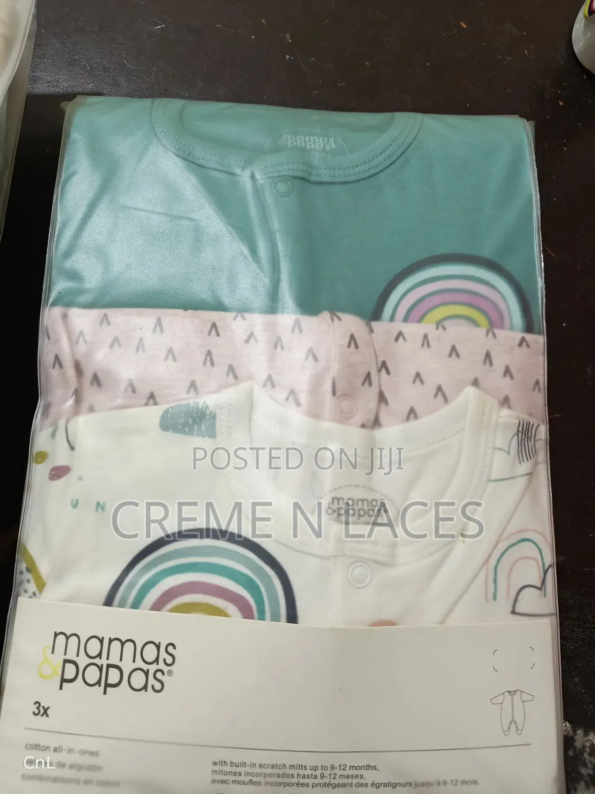 3 Pieces Sleep Suit Mamas Papas 9-12mths