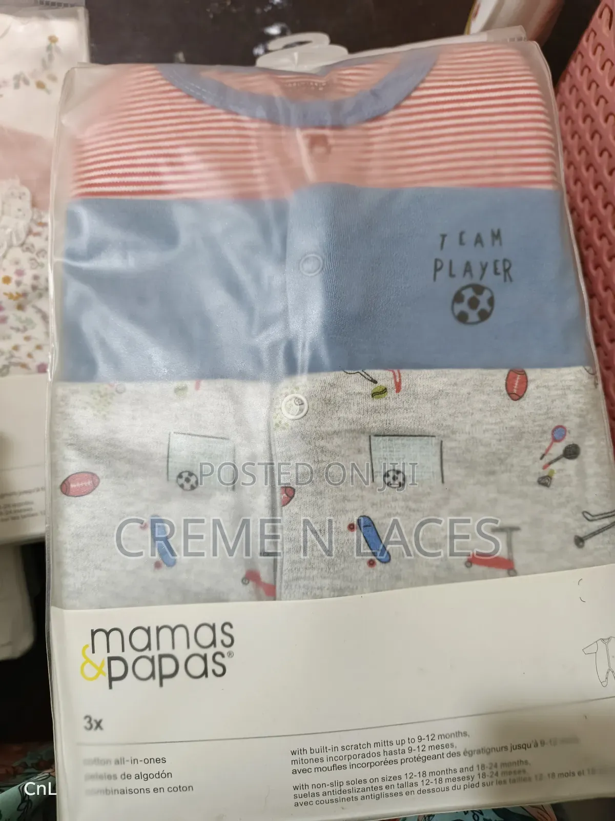 3 Pieces Sleep Suit Mamas Papas 9-12mths