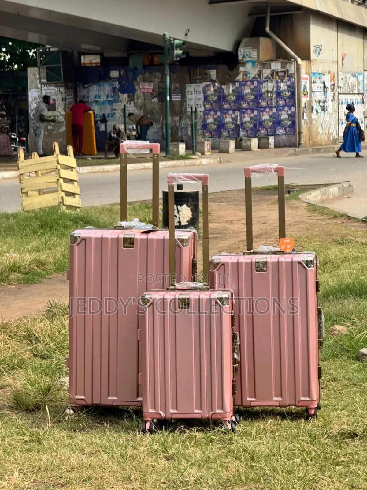 Stylish 3-pieces Aluminum Frame Zipless Lightweight And Suitcase