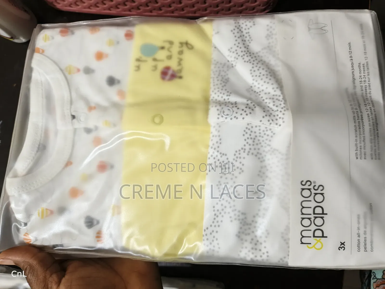 3 Pieces Sleep Suit Mamas Papas 3-6mths