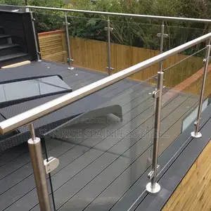 Sunrise Stainless Plain Glass Balcony
