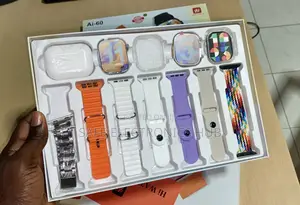 Ai-60 Suit ( 2 Smart Watches + 1 Airpod + 7 Straps)