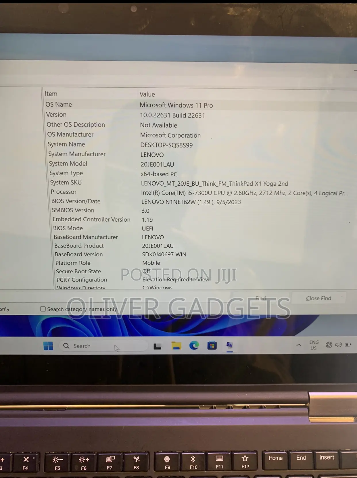 Laptop Lenovo Thinkpad X1 Yoga 8GB Intel Core I5 SSD 256GB