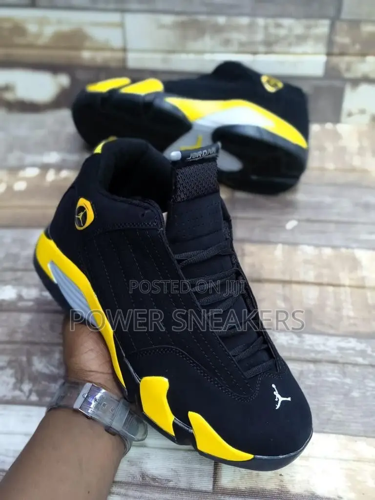 Nike Jordan 14 Black and Yellow