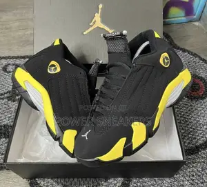 Nike Jordan 14 Black and Yellow