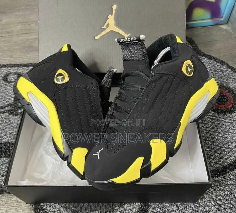 Nike Jordan 14 Black and Yellow