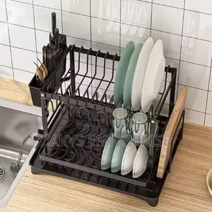 Metallic Non Stick Dish Rack