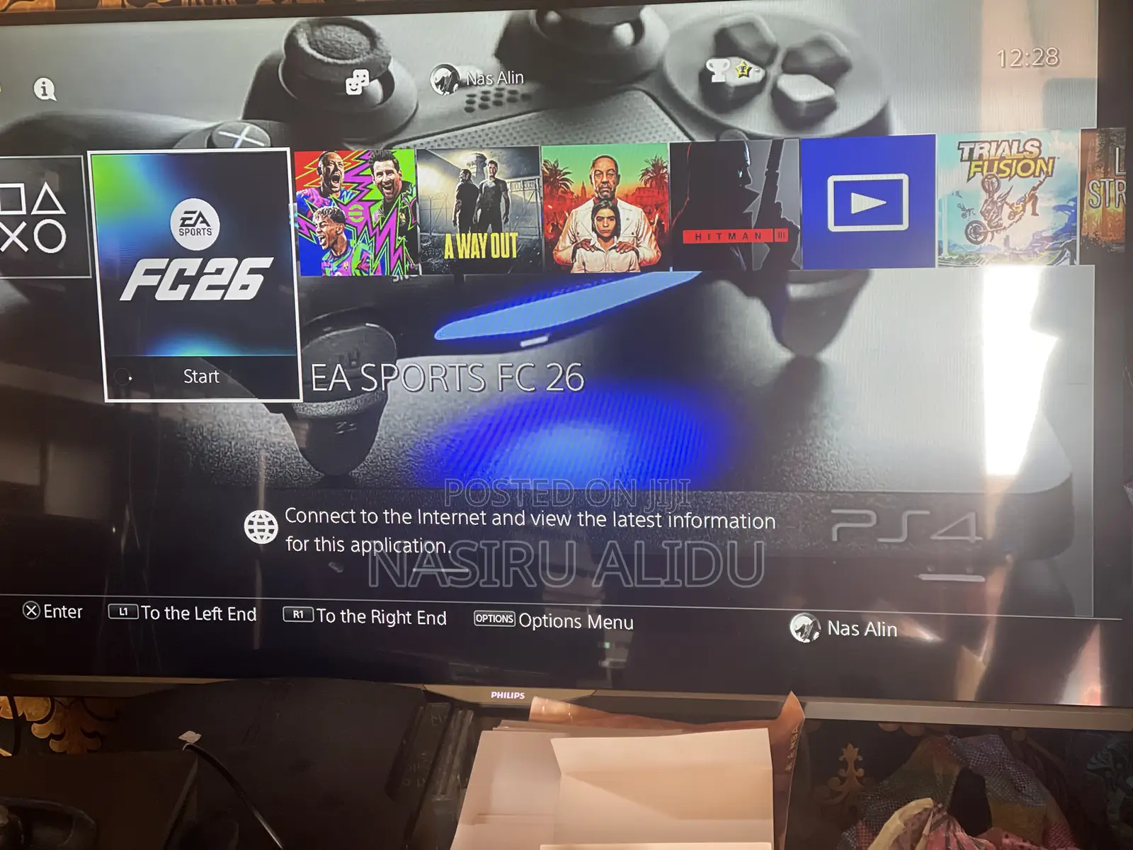 Ps4 Pro With 10 Good Games. From Home Use