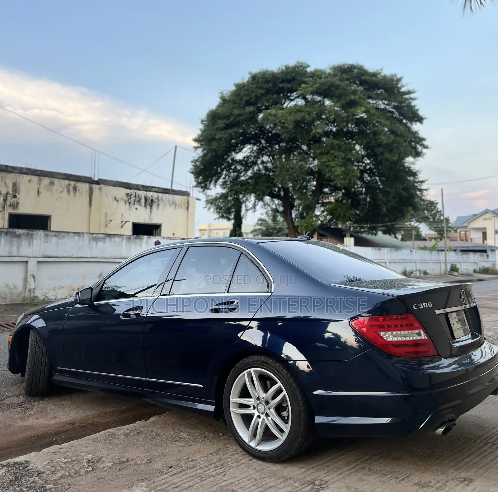 Mercedes-Benz C300 Sport 4Matic Sedan AWD (3.5L 6cyl 7A) 2014 Blue