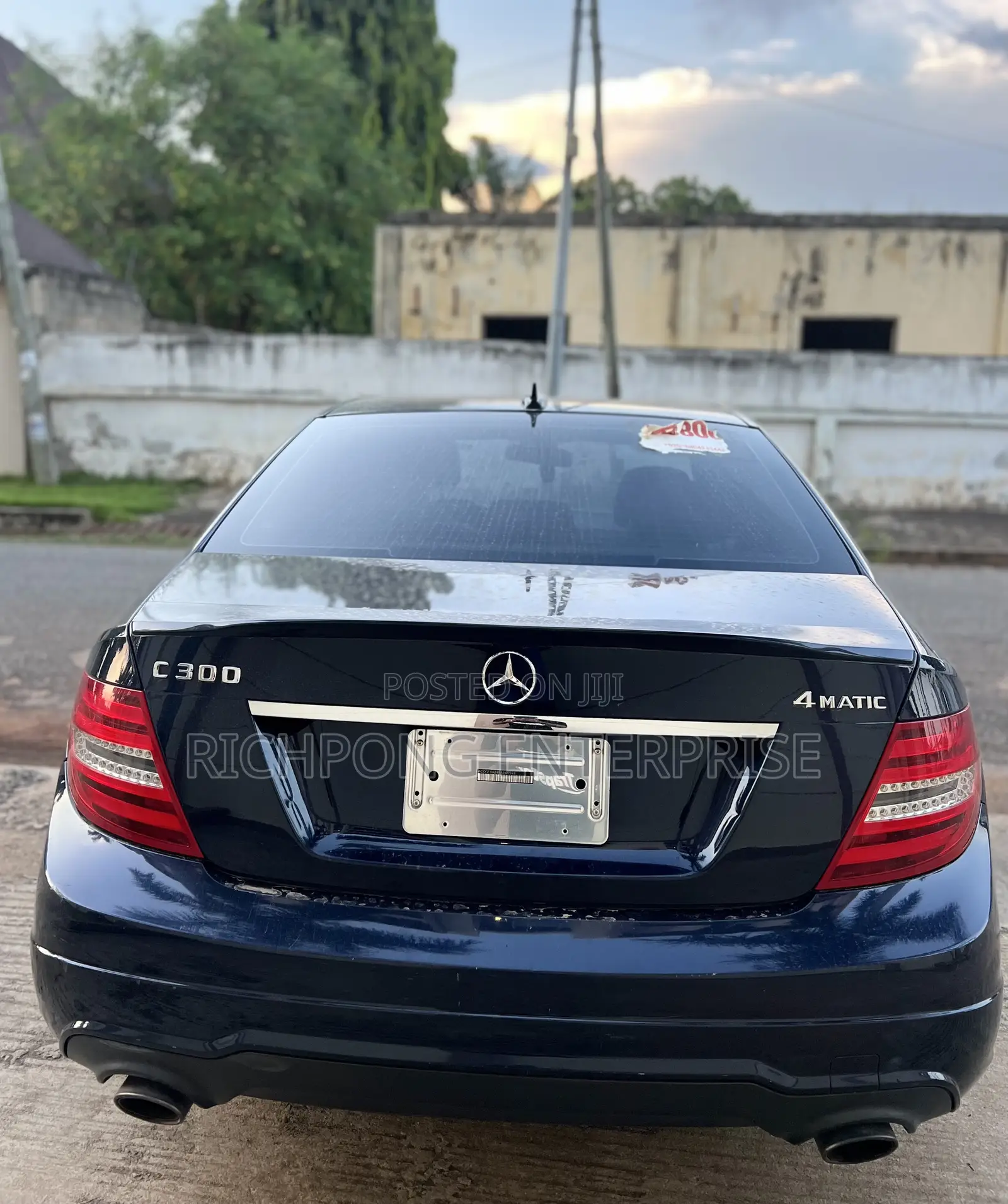 Mercedes-Benz C300 Sport 4Matic Sedan AWD (3.5L 6cyl 7A) 2014 Blue