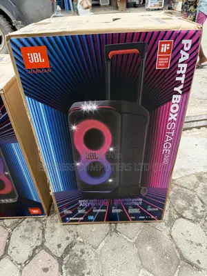 JBL Partybox Stage 320 Portable Party Bluetooth Speaker With Wheels