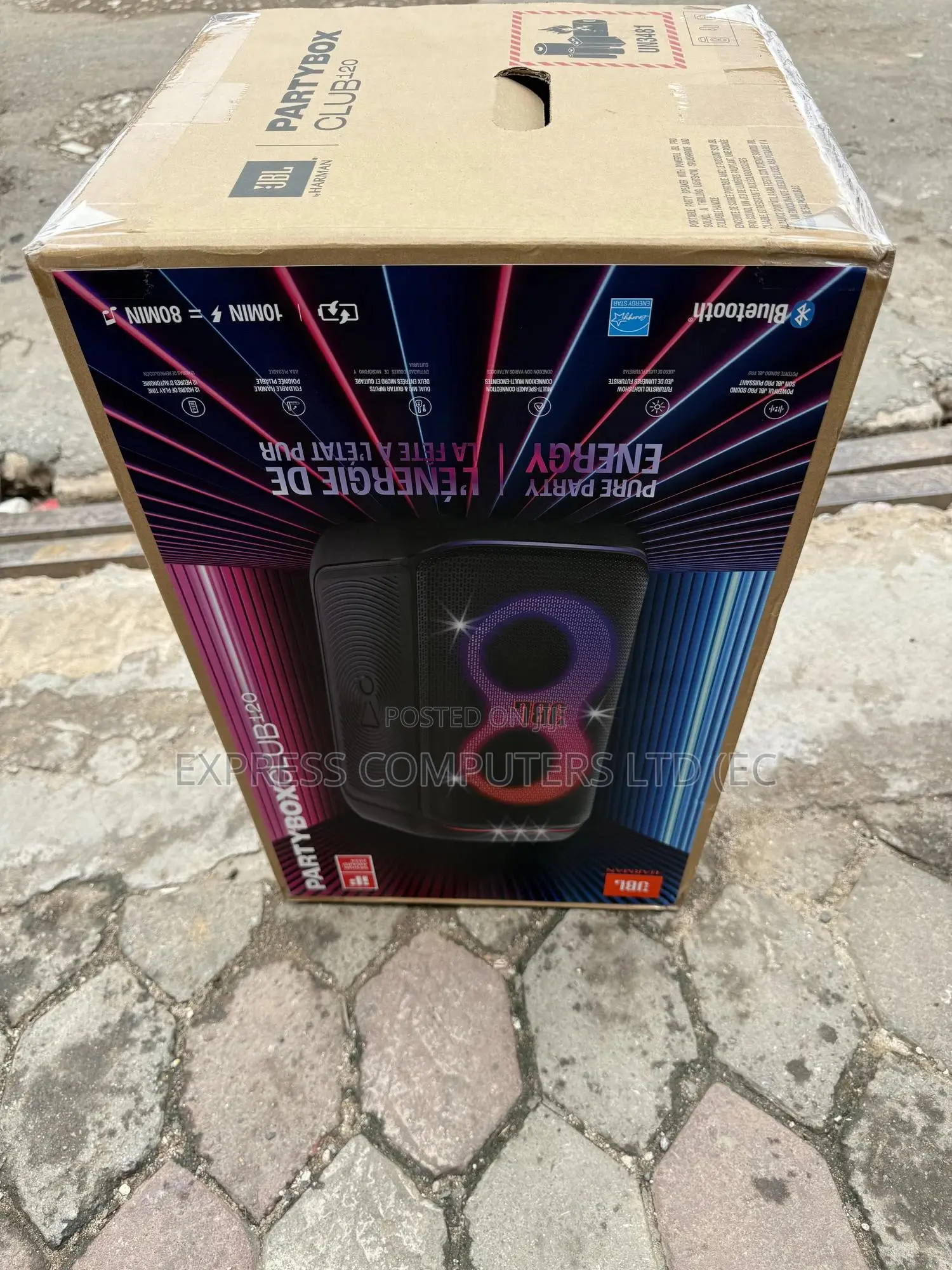 JBL Partybox Stage 320 Portable Party Bluetooth Speaker With Wheels