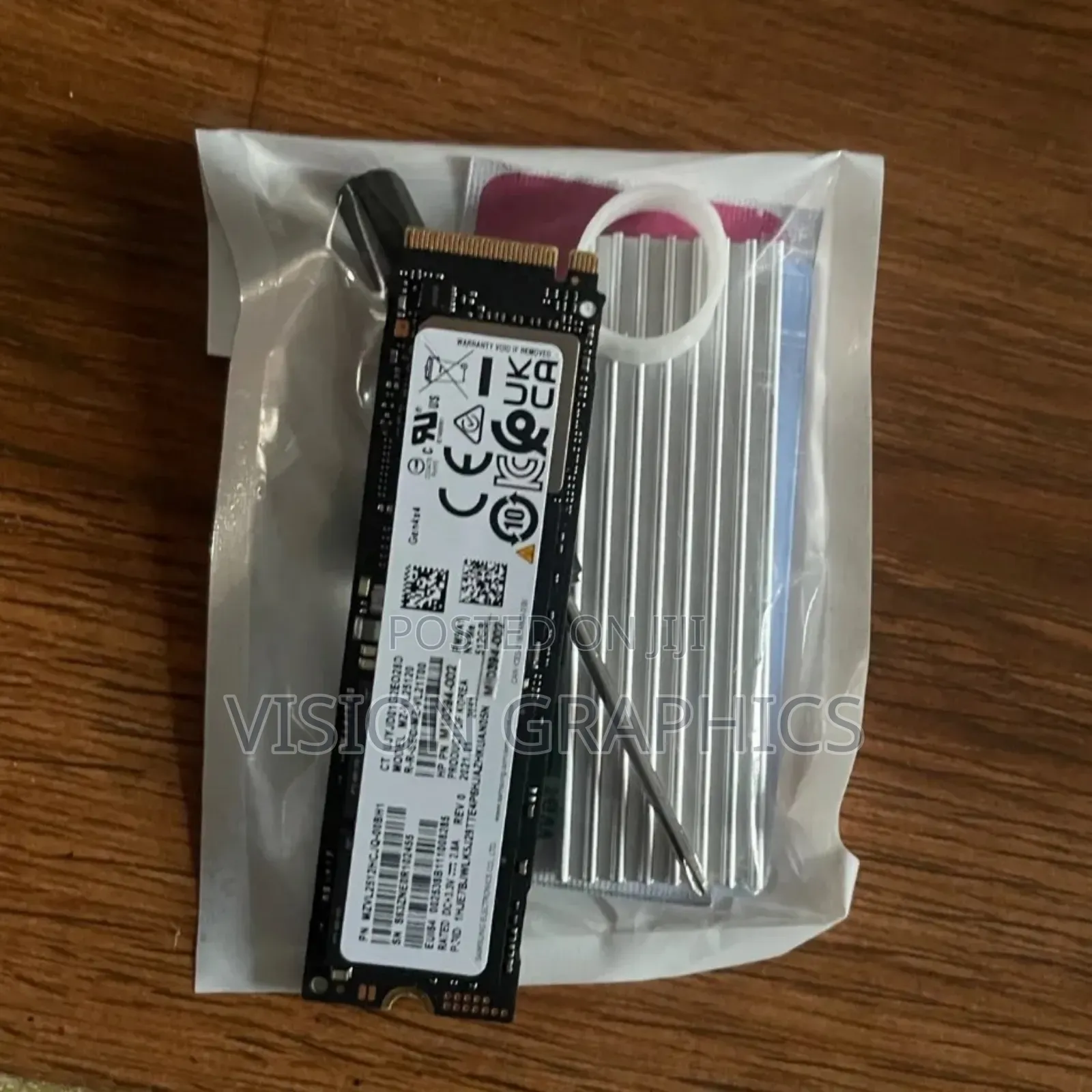 Samsung Gaming Pm9a1 Pcie Gen4 1tb With Thermal Pads and Heatsink