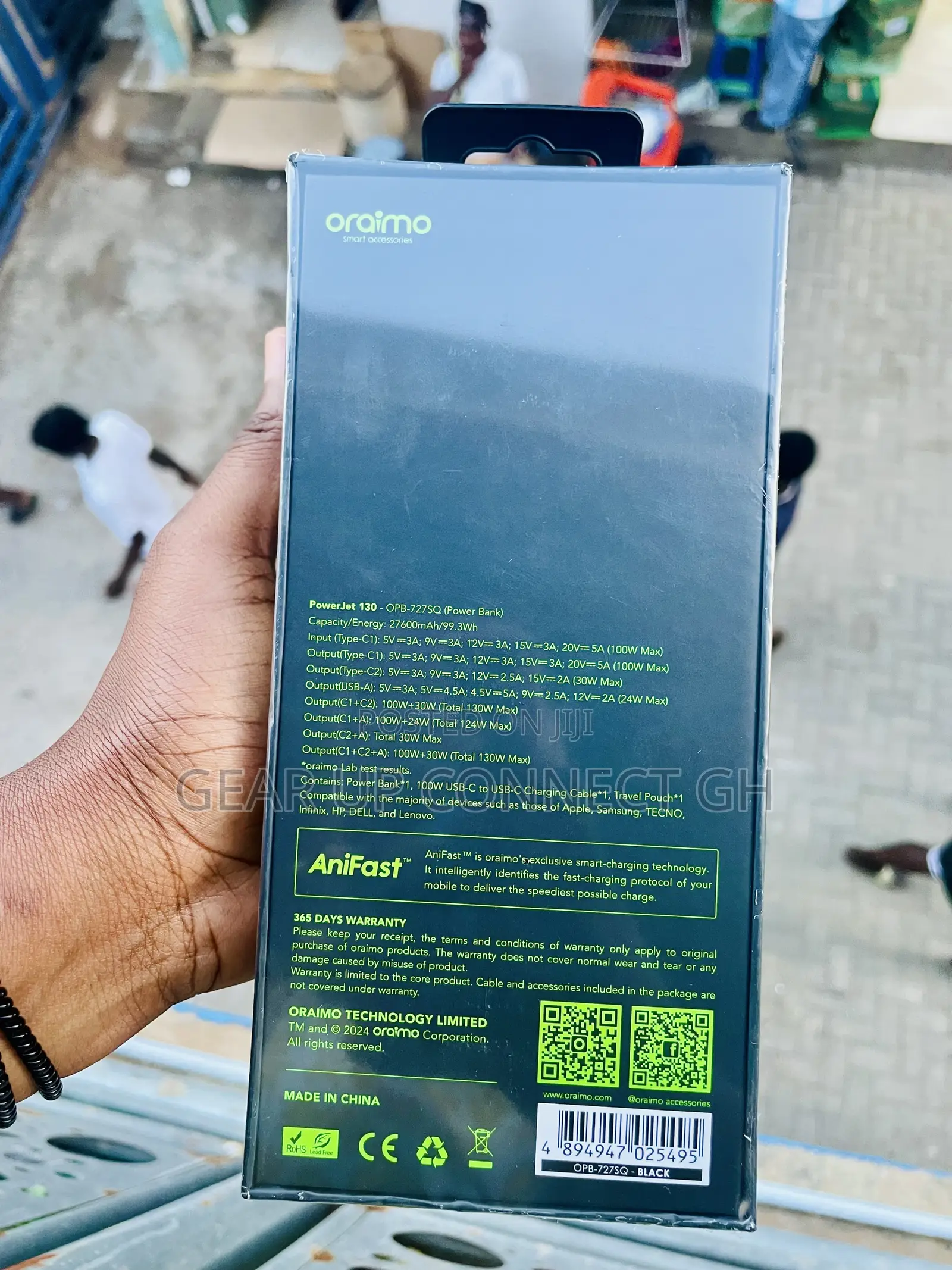Oraimo Powerjet 130