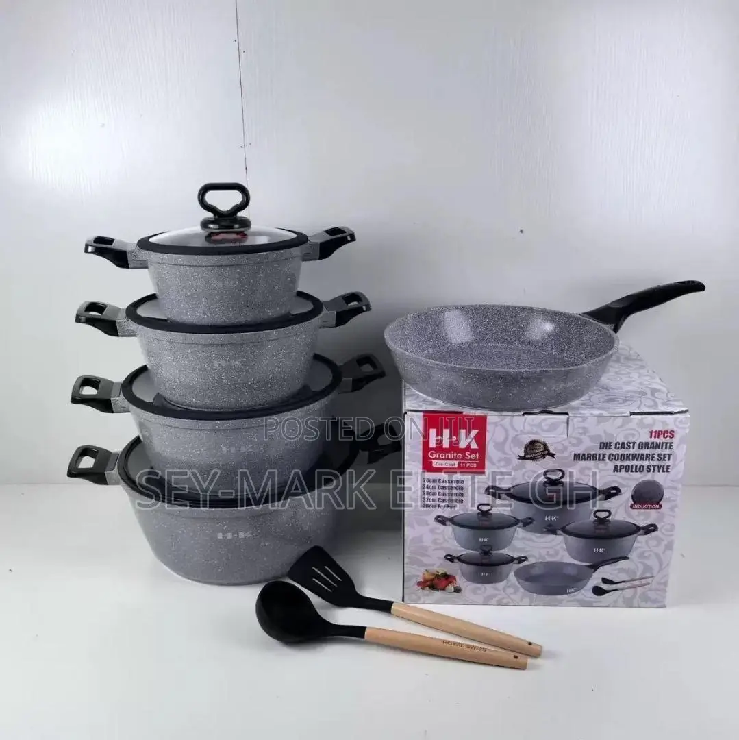 11pcs Hk Granite Cookware Set