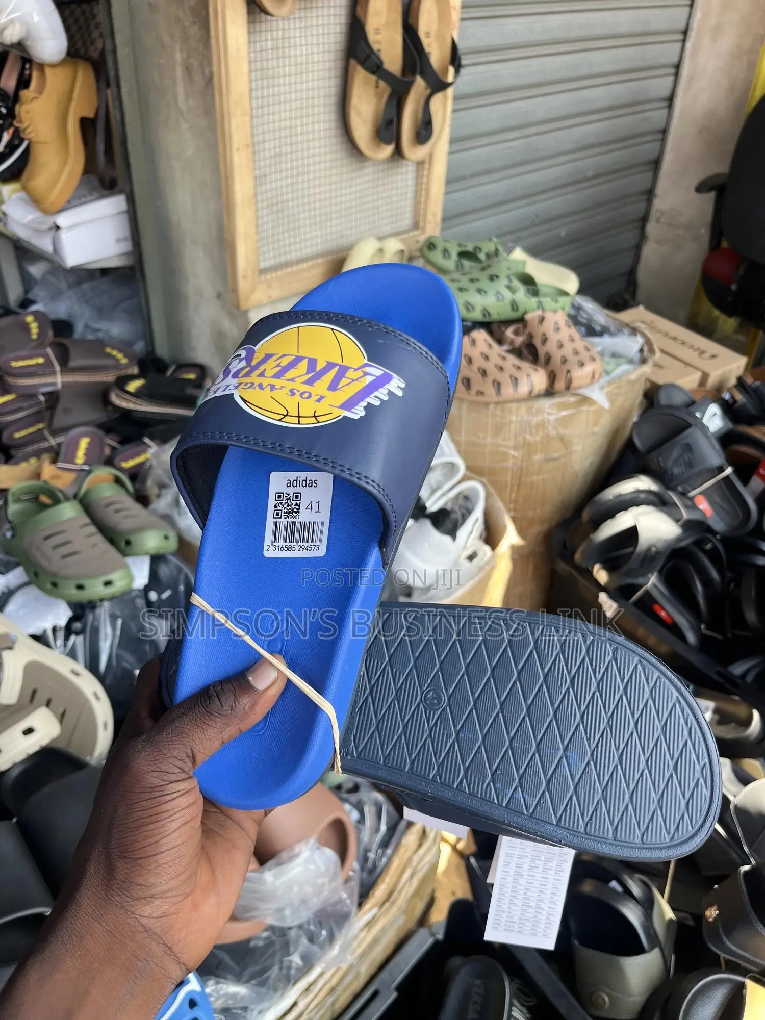 Original Unisex Lakers Slides.