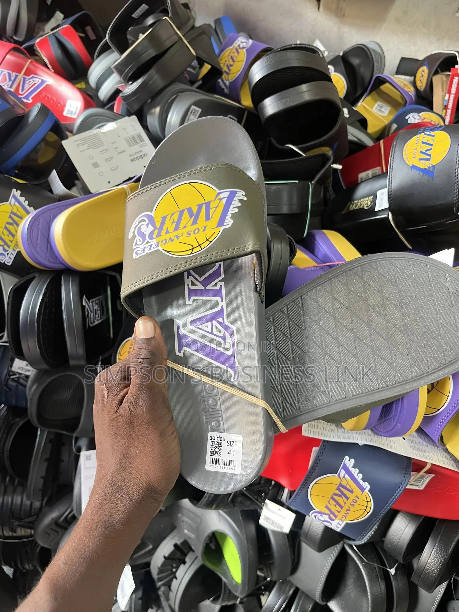Original Unisex Lakers Slides.