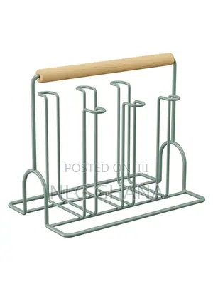 Iron Drying Rack Water Bottle Cup Coffee Mug Drying. Tvx20908
