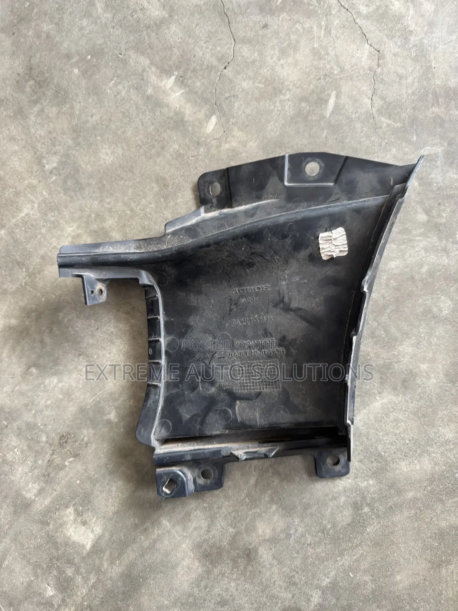 2019-2021 Acura Rdx Front Right Side Bumper Air Intake Duct