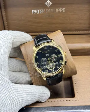 Patek Philippe Geneve Tourbillon Calendar – Elegance in Black Gold
