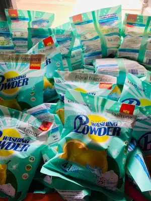 High Foam Perfume Hand Machine Washing Powder 4 in 1, 200g (10pack)