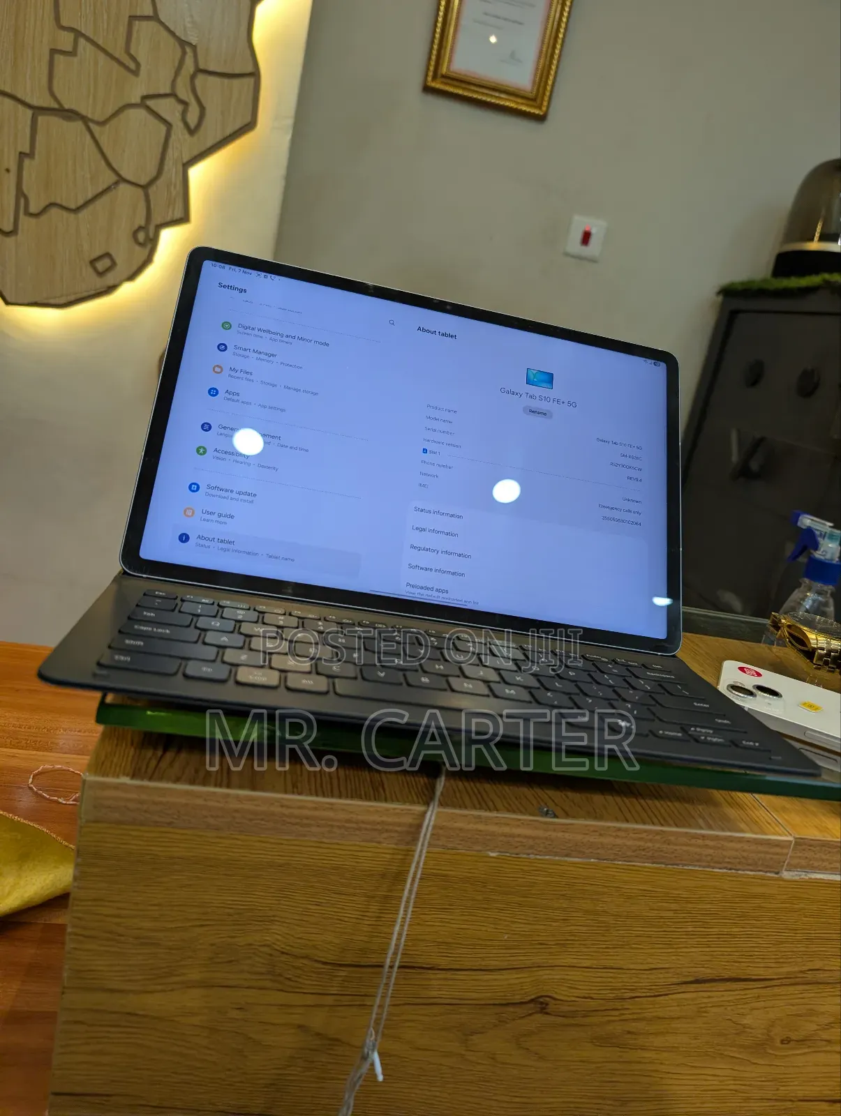 New Samsung Galaxy Tab S10 FE+ 256 GB Black