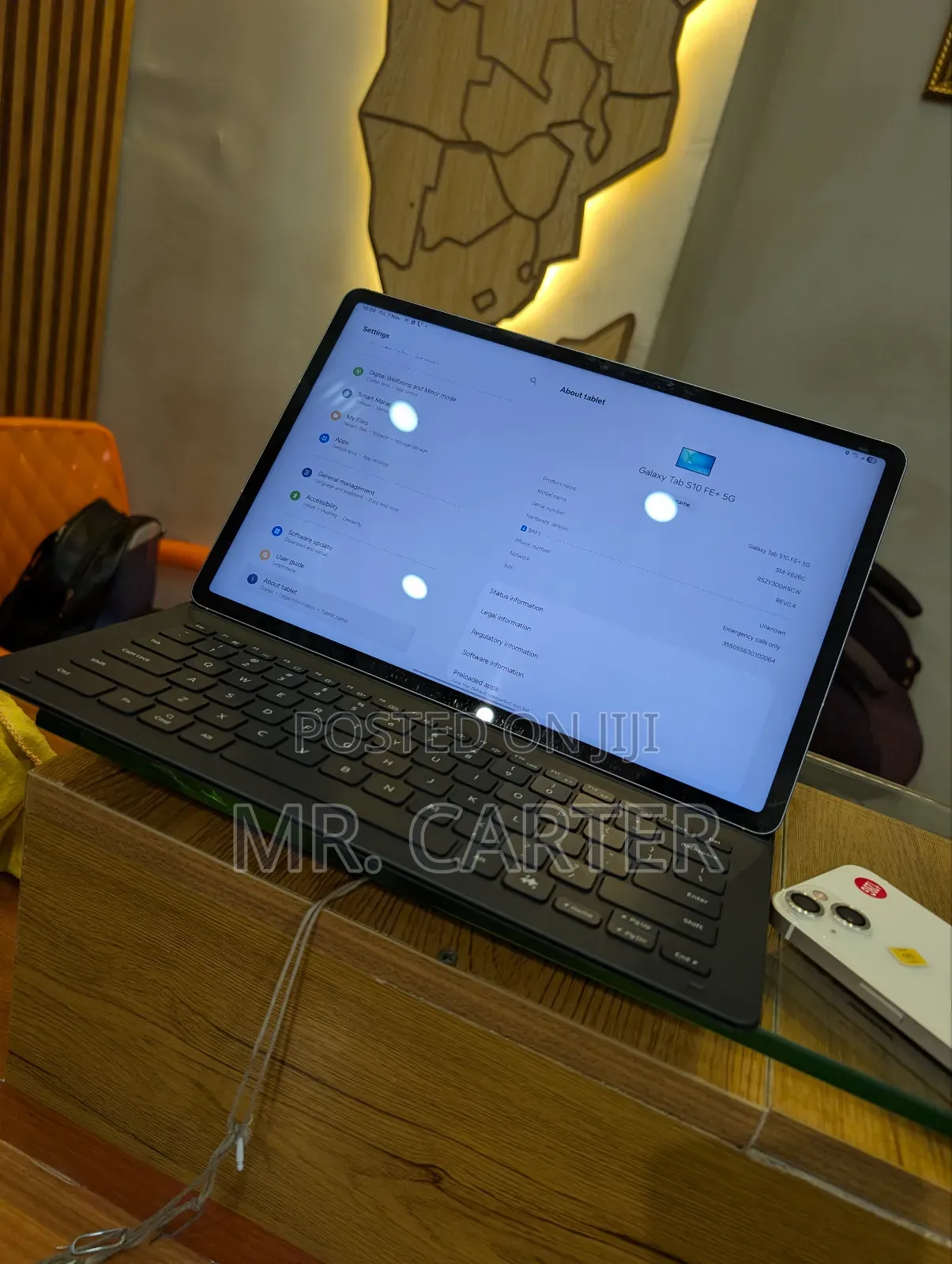 New Samsung Galaxy Tab S10 FE+ 256 GB Black