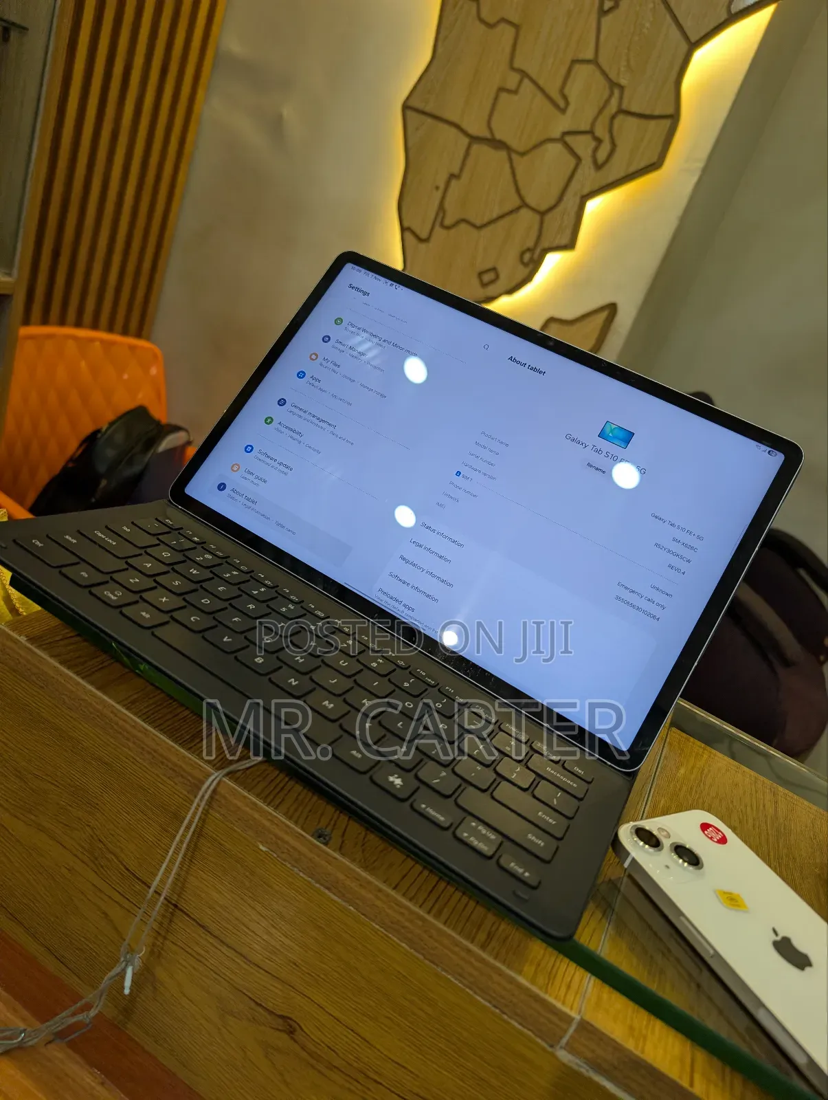New Samsung Galaxy Tab S10 FE+ 256 GB Black