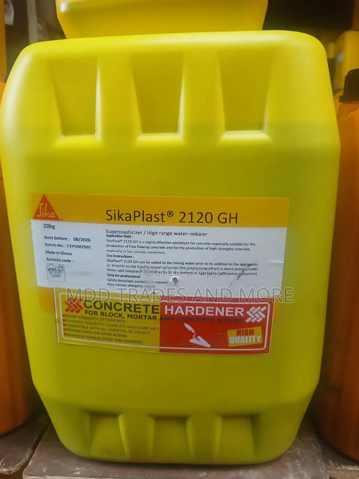 Concrete Hardener Waterproof - (Sikaplast)20lt