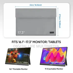 Pu‐Leather Portable Monitor Sleeve Arzopa