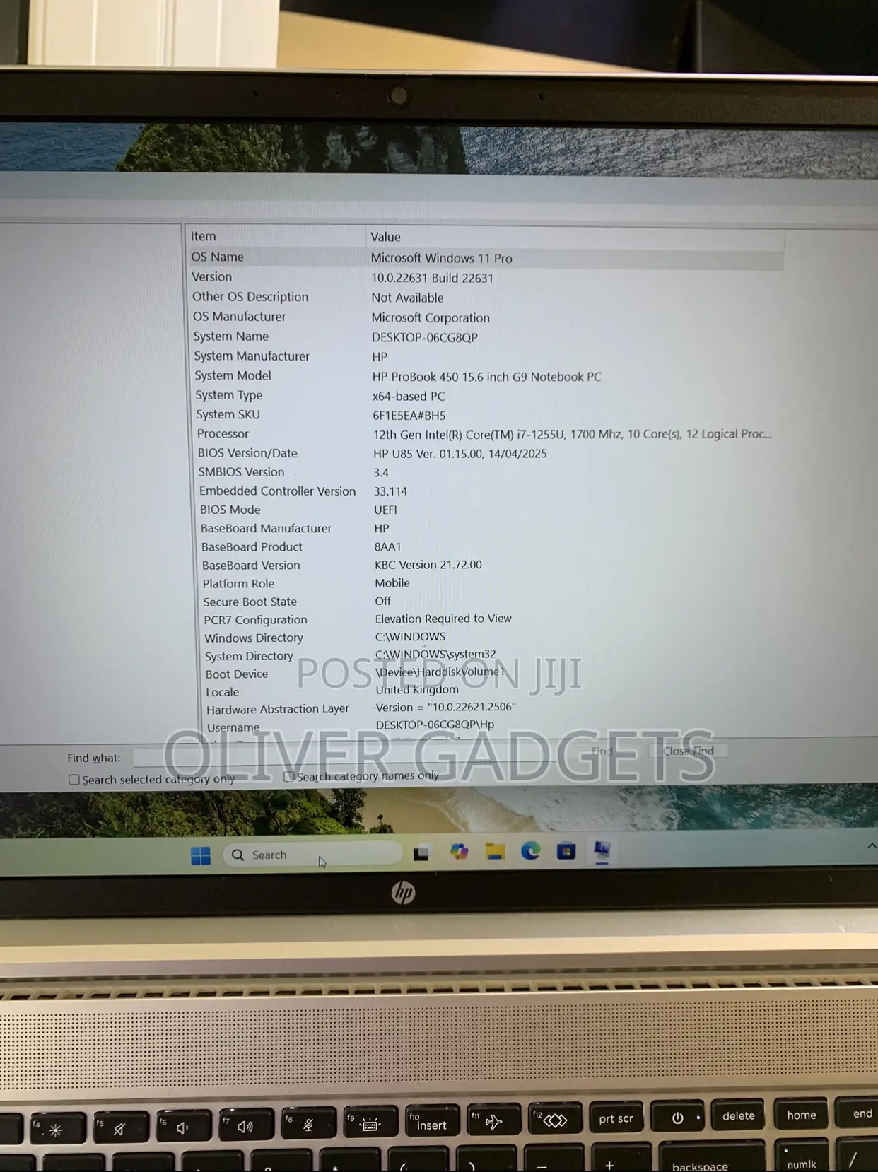 Laptop HP ProBook 450 G9 16GB Intel Core i7 SSD 1T