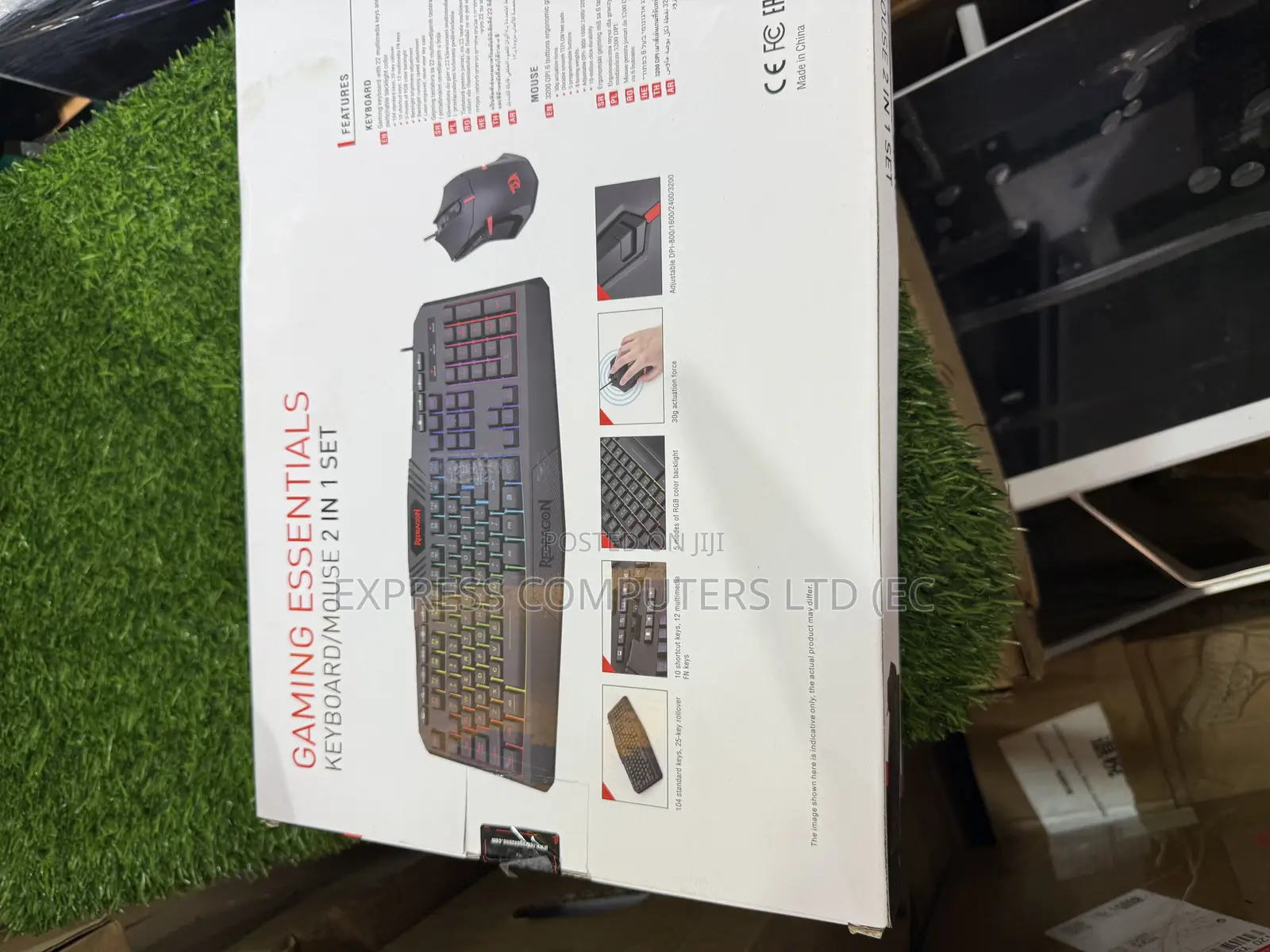 Gaming Original Mouse Keyboard RBG Lights Set (2 in 1) From Uk 