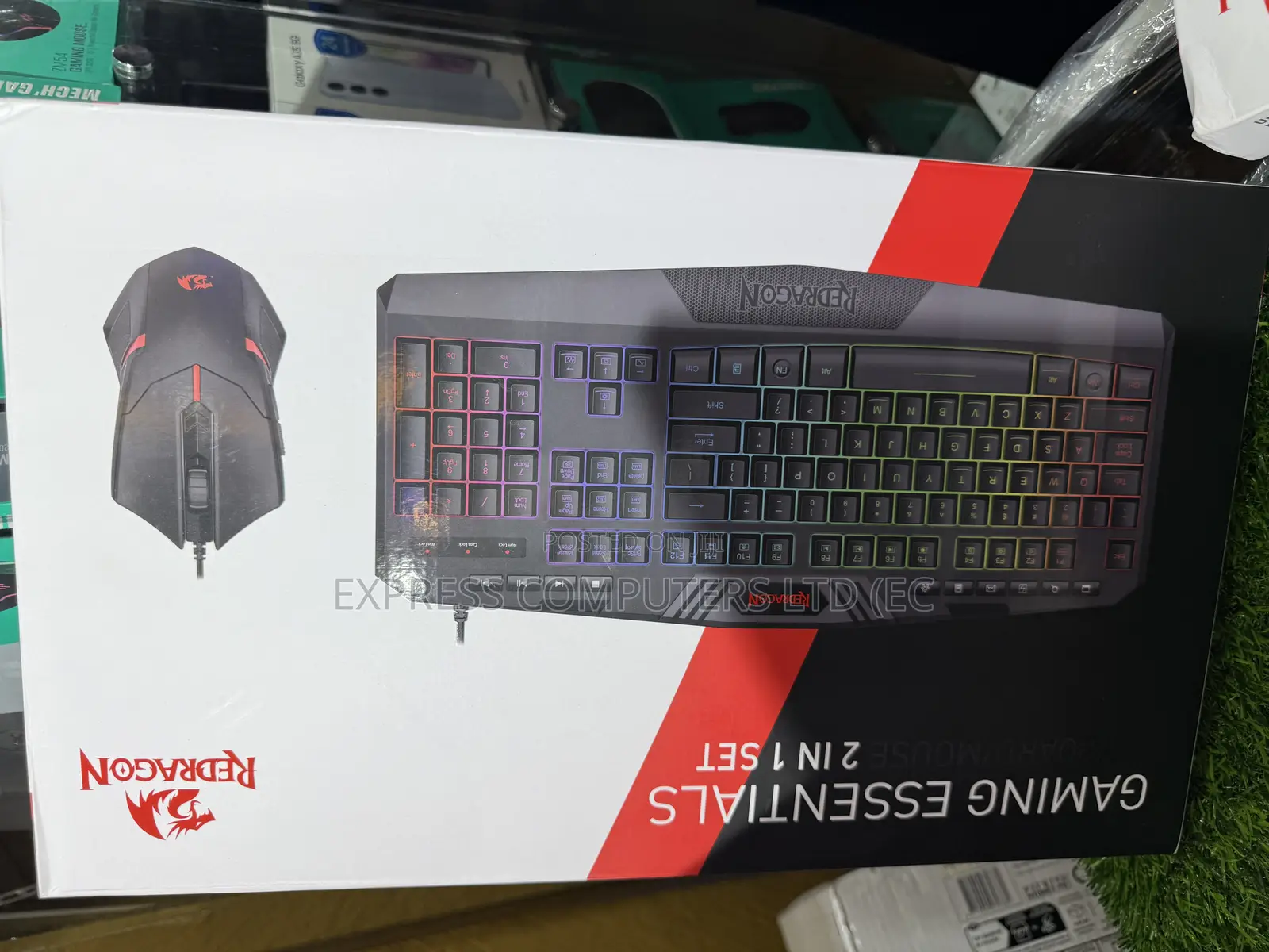 Gaming Original Mouse Keyboard RBG Lights Set (2 in 1) From Uk 