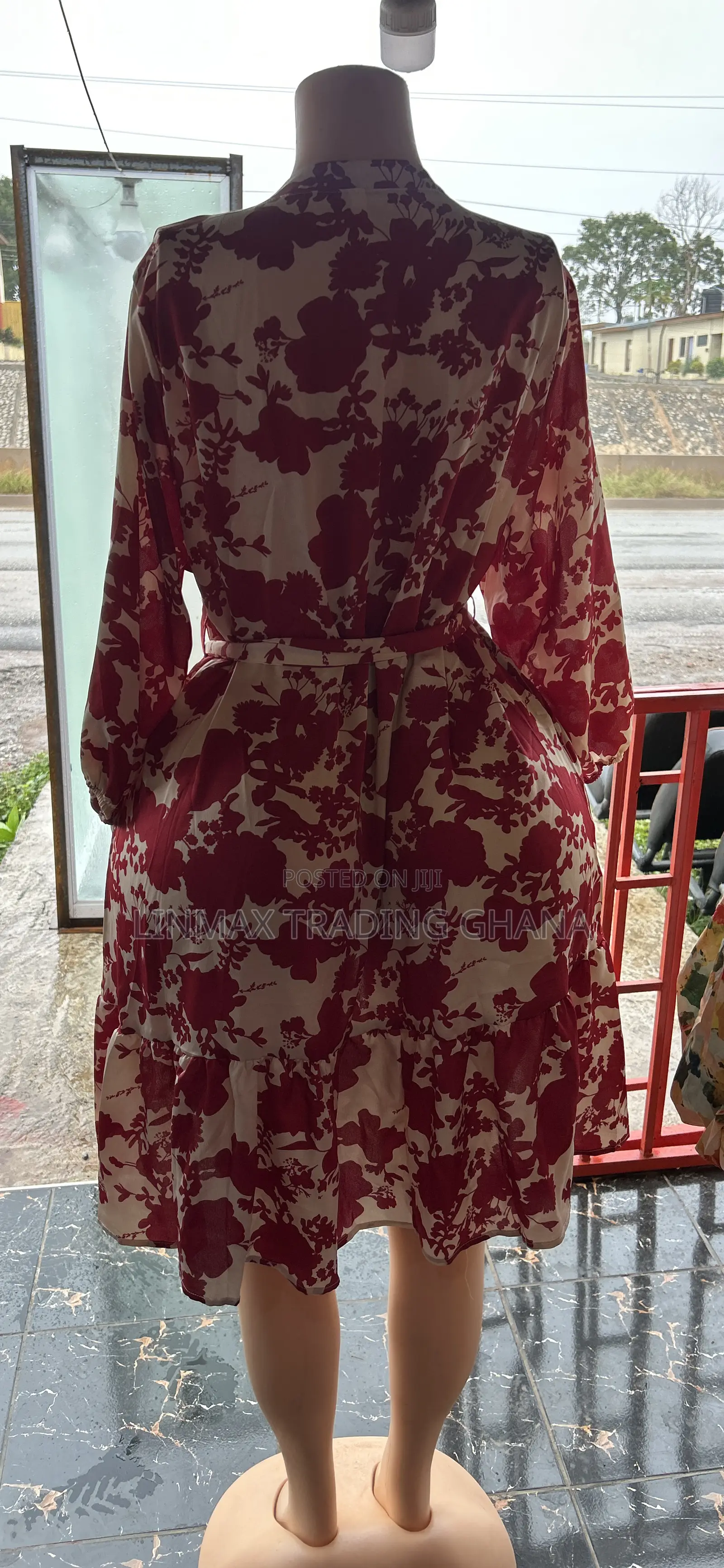 Red and White Dress for Church and Any Other Location