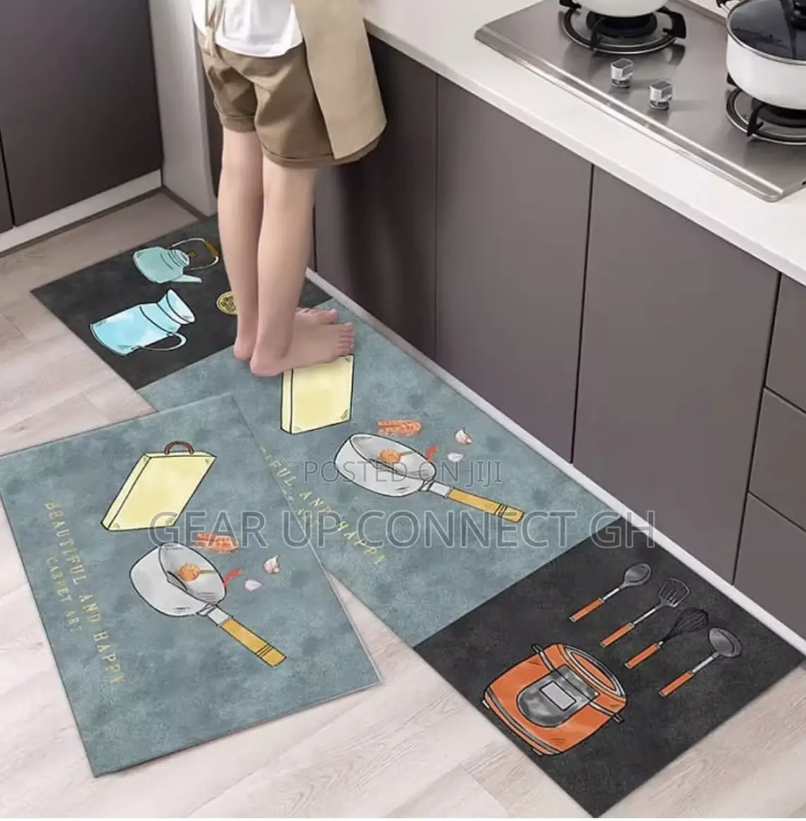 2 in 1kitchen Floor Mat
