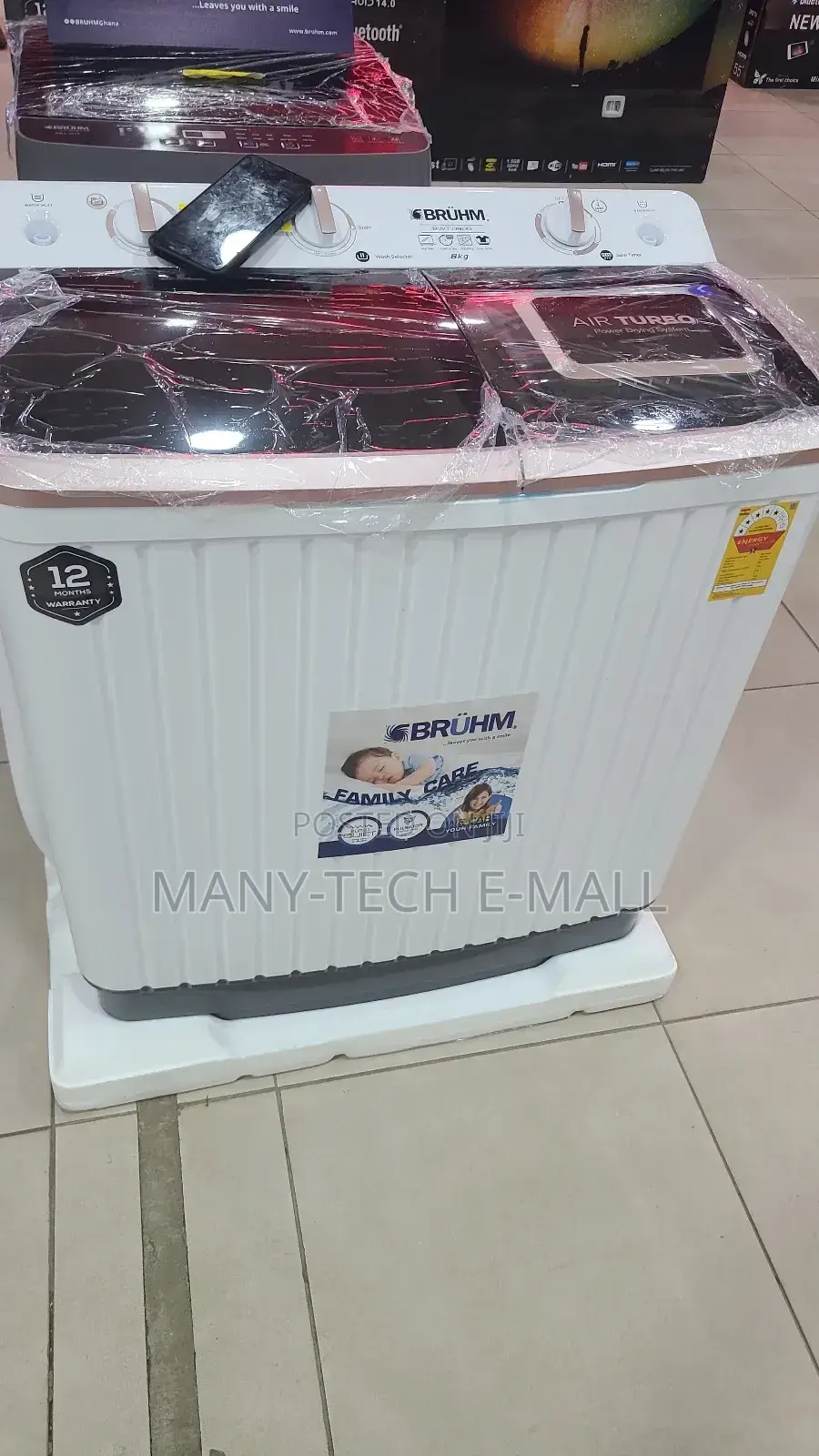 White Bruhm Washing Machine