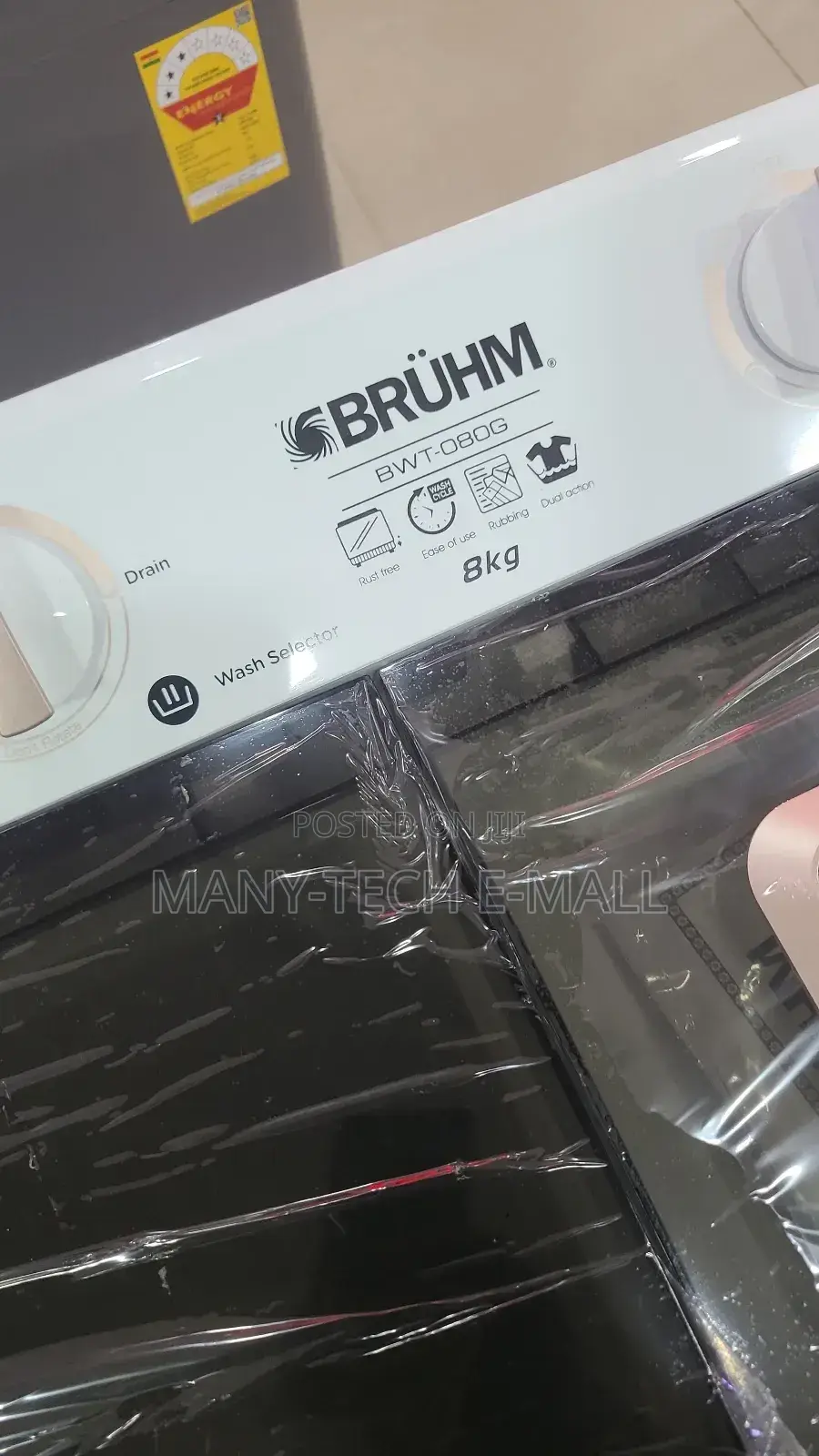 White Bruhm Washing Machine
