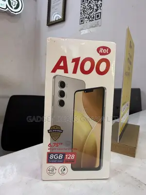 New Itel A100 128 GB Black