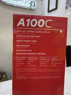 New Itel A100C 64 GB Black