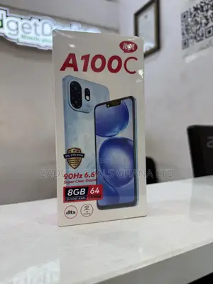 New Itel A100C 64 GB Black