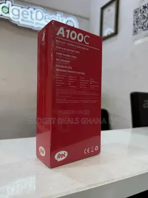 New Itel A100C 64 GB Black